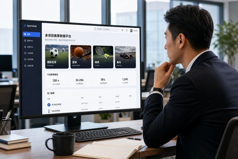 企业用户通过开云平台查看国际足球与篮球赛事分析